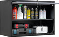 Metal Storage Cabinet Black&Gray Wall Cabinets by Fesbos