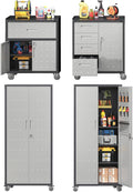 Metal Tool Cabinet, Garage Storage Cabinet System, Wall Cabinet & Locking by VIYET