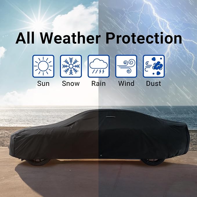 iCarCover Custom Car Cover for Chevy Corvair Station Wagon Waterproof All - Image 9