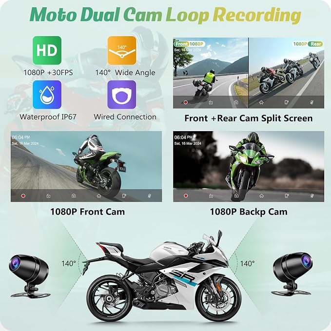 Carpuride W603D Motorcycle GPS Carplay Screen, Wireless CarPlay & Android Auto - Image 3
