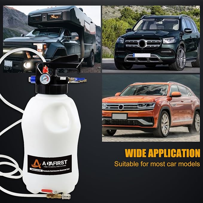 Transmission Fluid Transfer Pump Kit, 10L Pneumatic Fluid Extractor and - Image 9
