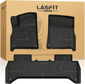 LASFIT Floor Mats for Rivian R1T 2024 2023 2022, All Weather Floor Liner TPE by LASFIT