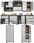 Metal Tool Cabinet, Garage Storage Cabinet System, Wall Cabinet & Locking by VIYET