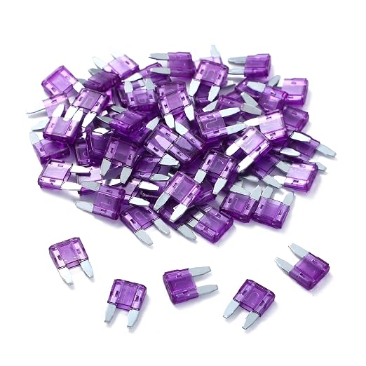 100 Pack Auto Fuses 3 AMP APM/ATM 32V Mini Blade Style Fuses 3A Short Circuit by JESUNK