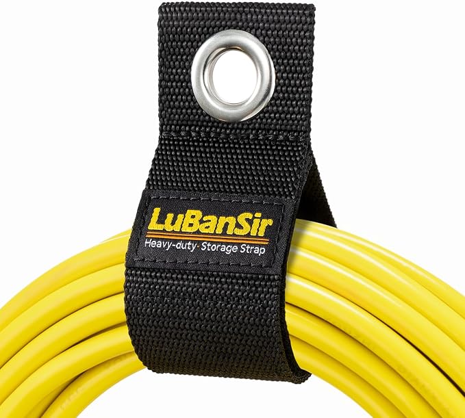 LuBanSir 9 Pack Extension Cord Holder Organizer, 13-inch Heavy Duty Storage by LuBanSir