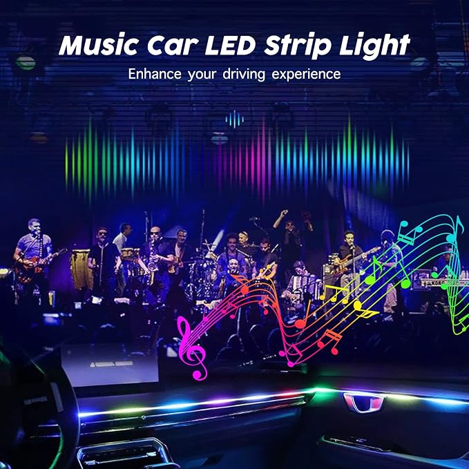 Interior Car LED Lights, RGB Dream Color Acrylic LED Lights - Image 5