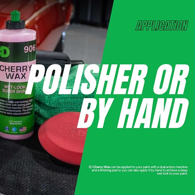 3D Cherry Wax – Liquid Carnauba Show Car Wax - Image 7