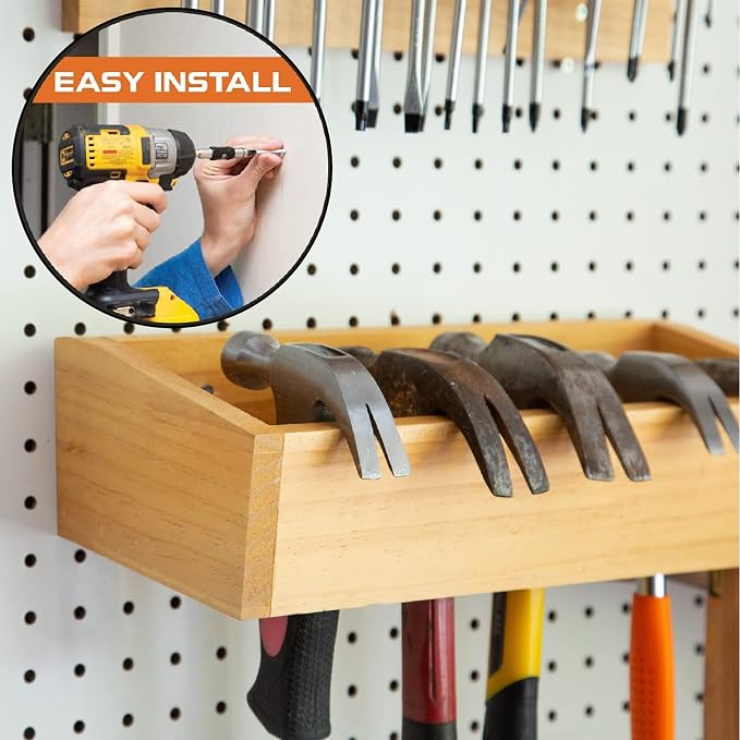 Screwdriver Organizer, Hammer Holder and Pliers Rack - Image 4