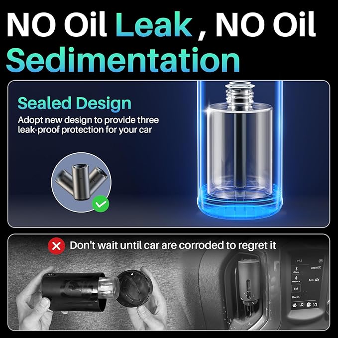 Smart Car Air Freshener Diffuser, Car Diffuser Air Fresheners Long Lasting - Image 6