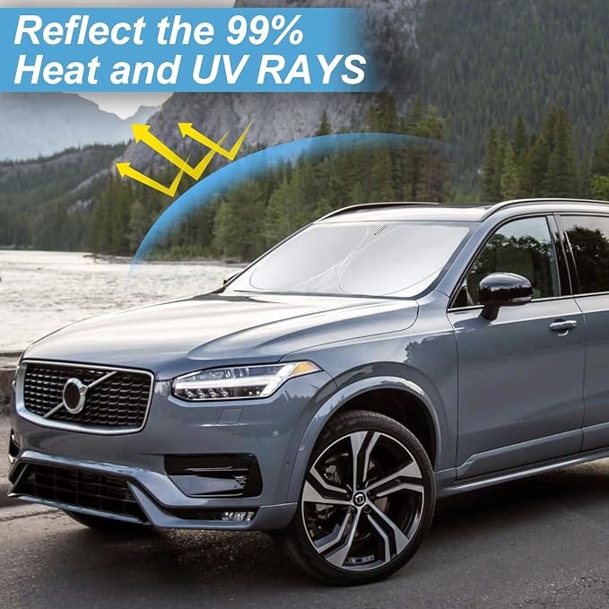 Custom Fit XC90 Windshield Sunshade - Image 2