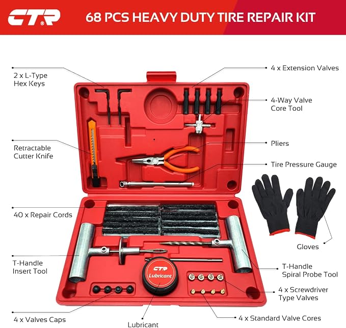 CTR Heavy Duty Tire Plug Kit - Image 2