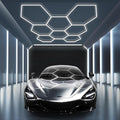 MODERN Hexagon Garage Light: Higher Brightness 38880 Lumens Honeycomb Garage by MODERN