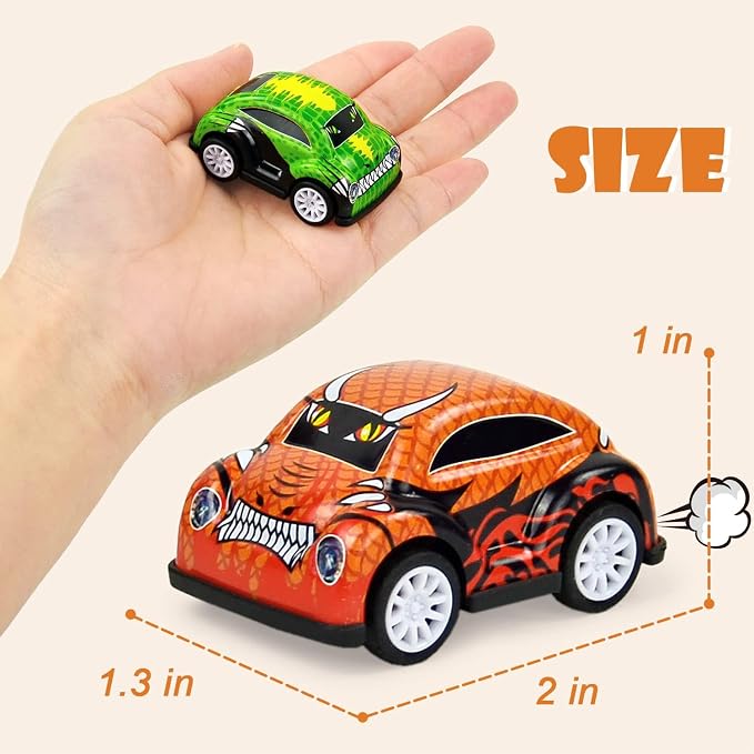 Vileafy 30 Pull Back Cars for Kids – Bulk Mini Cars Treasure Box Toys for - Image 4