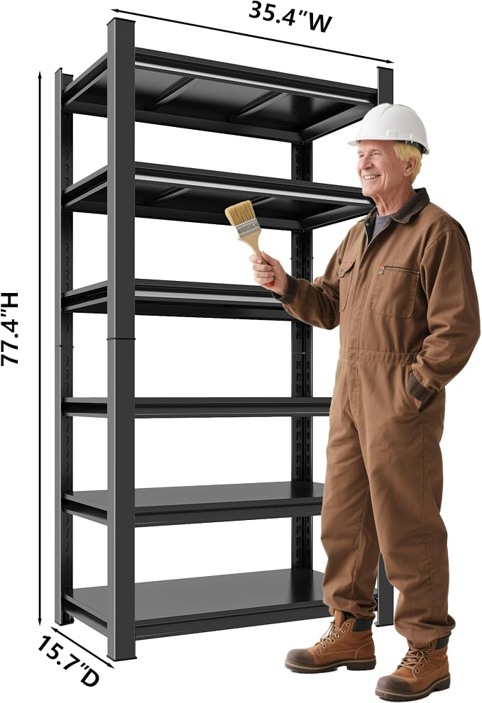 Simple Design, 500 lbs Load Capacity per Level, Free Height Adjustment Ready to - Image 2