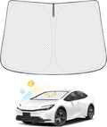 Windshield Sun Shade for Toyota Prius 2023-2025 2026 Accessories Thicken by Canvcle