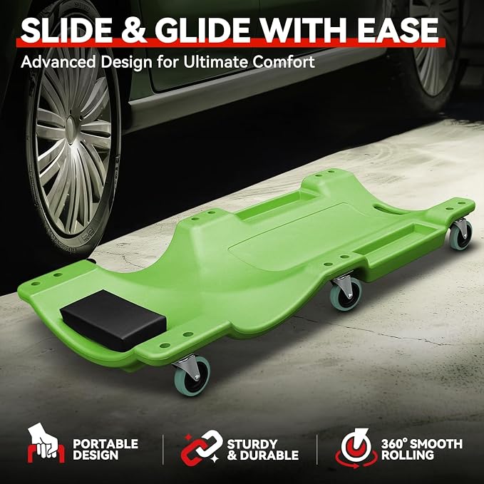 Auto Dynasty 40 Inches Mechanic Creeper, Automotive Garage Repair Low Profile - Image 3