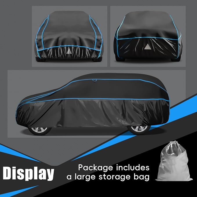 Hail Protector Car Cover for SUV, Anti Hail Car Covers Thick Multi-Layered EVA - Image 5