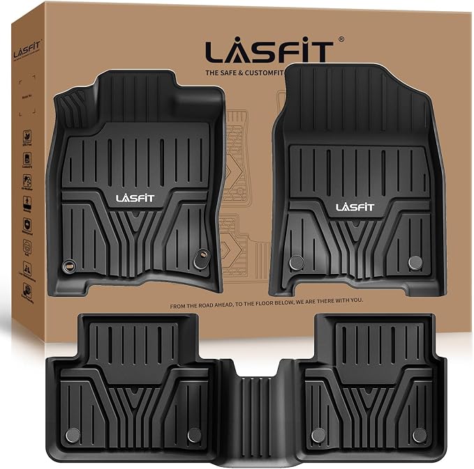 LASFIT Floor Mats for Honda Civic Sedan 2016-2021 & Hatchback 2017-2021 & Coupe by LASFIT