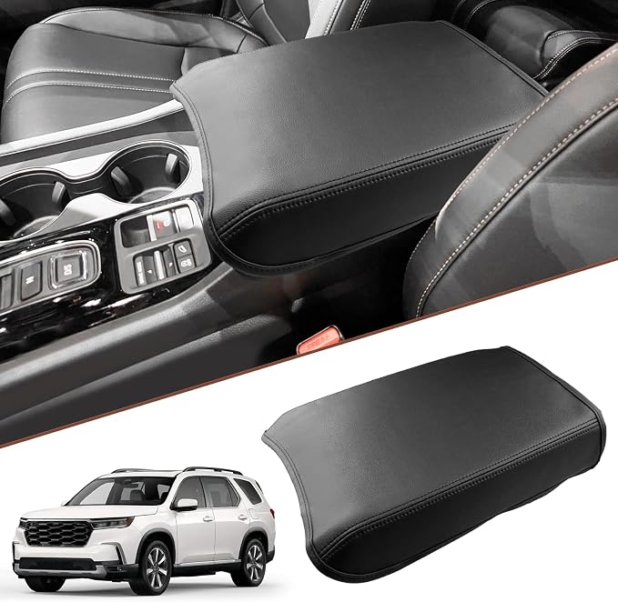 SKTU for 2023 2024 2025 Honda Pilot Armrest Cover for 2024 2025 2026 Honda by SKTU+BST+Car+Accessory