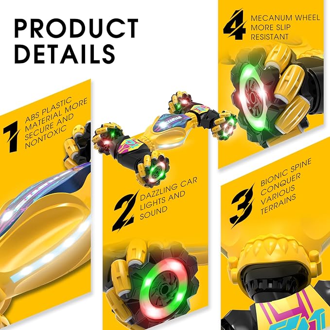 Gesture RC Car - Gesture Sensing RC Stunt Car Toys - Image 3