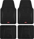 Rubbermaid Car Mat Full Set All-Weather Heavy-Duty 4 Pieces– Trim-to-Fit by Rubbermaid
