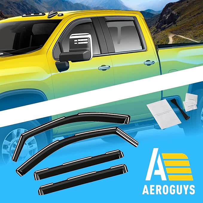 Extra Durable Window Deflectors In-Channel Visors Rain Guards Fit - Image 8