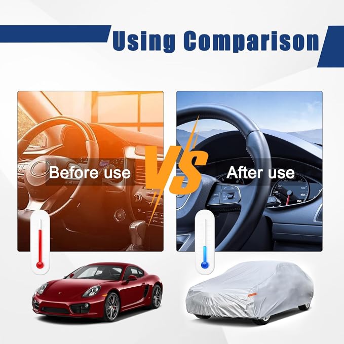 Kayme 6 Layers Car Cover Custom Fit - Image 4
