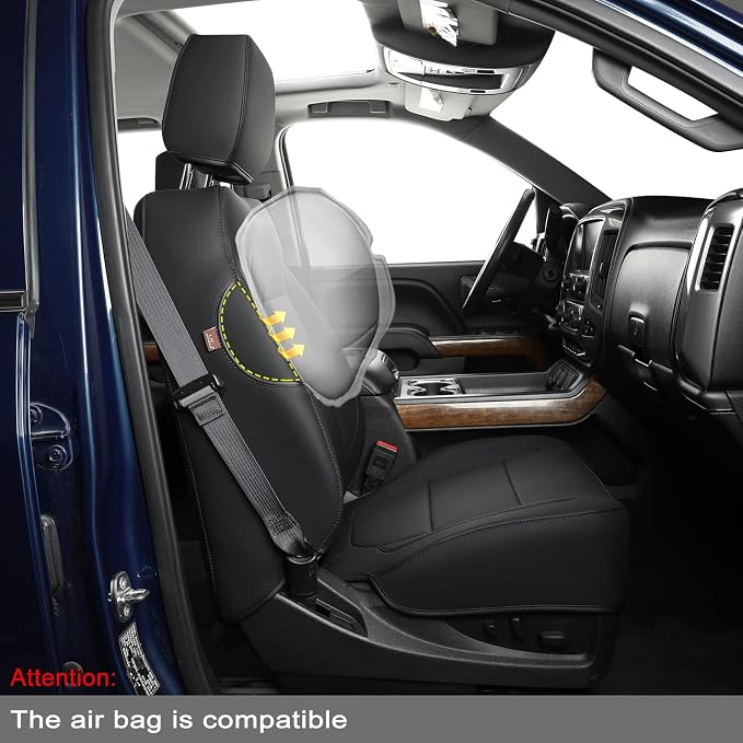 LUCKYMAN CLUB Front Seat Covers fit - Image 3