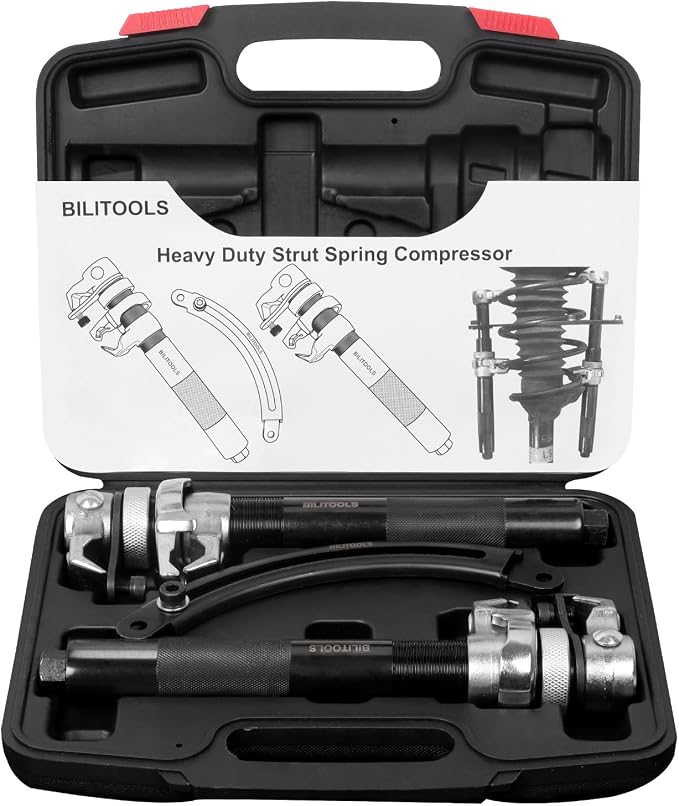 BILITOOLS 2-Piece Coil Spring Compressor Tool Heavy Duty Macpherson Strut by BILITOOLS