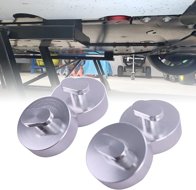 C8 Jacking Lift Pad Puck Billet Aluminum 4 Packs Fit by NUBEHONE