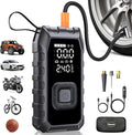 Tire Inflator Portable Air Compressor, 2X Faster Inflation Cordless Air by ThmomexHome
