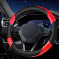 Breathable Soft Leather Steering Wheel Cover by ESALFAUTO