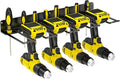 Power Tool Organizer, Drill Holder Wall Mount, 4 Cordless Drill Racks, Heavy by JSYONII
