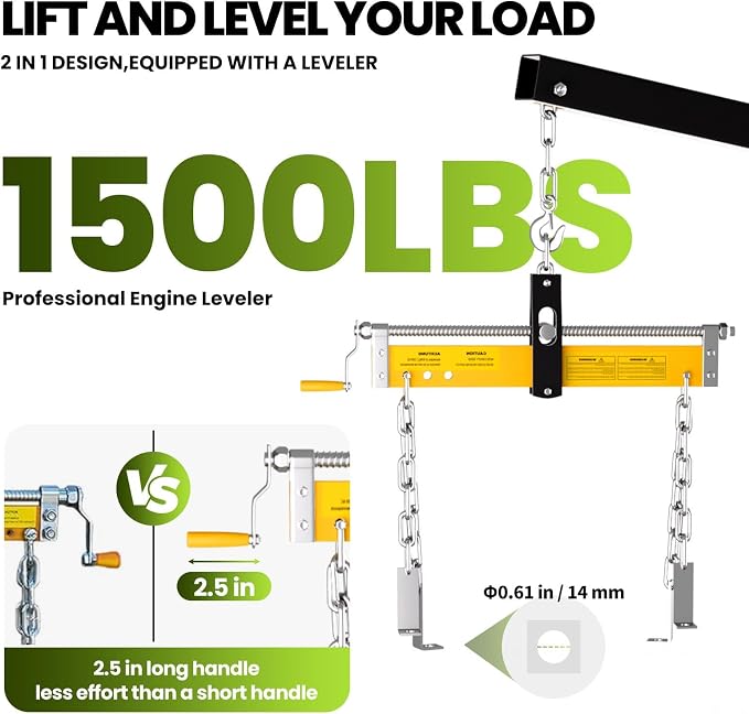 2-Ton Engine Hoist Cherry Picker - Image 3