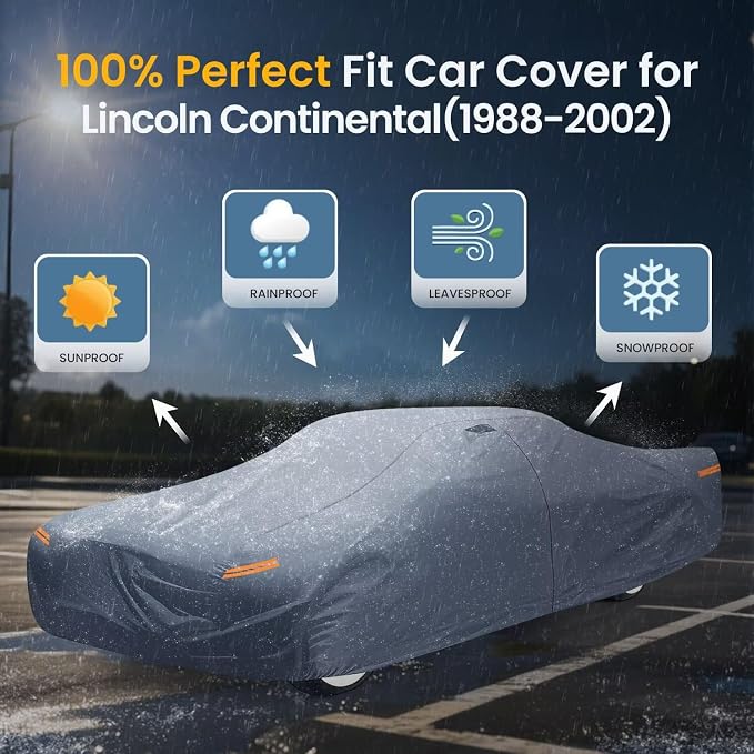 Waterproof Lincoln Continental Car Cover - Image 3