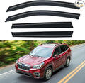 Window Visors Rain Guards for 2019-2024 Subaru Forester, Out-Channel Window by YQAUTEC