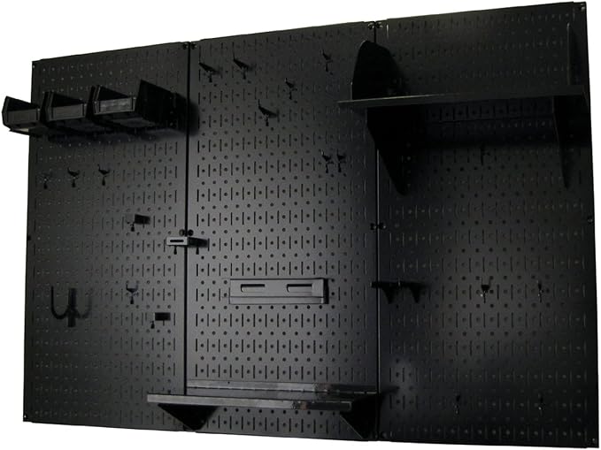 Pegboard Organizer Wall Control Metal Pegboard Tool Storage Kit - Image 3