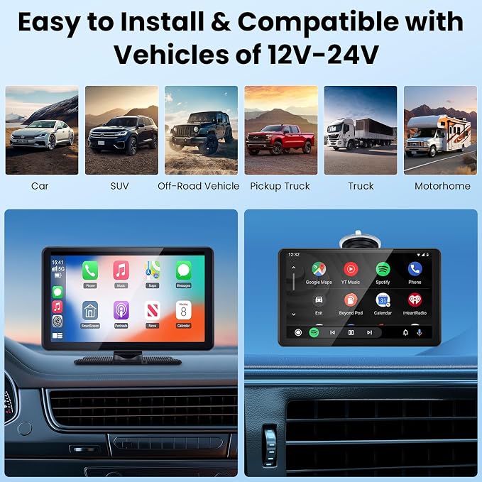 Wireless Portable Carplay Screen - Image 3