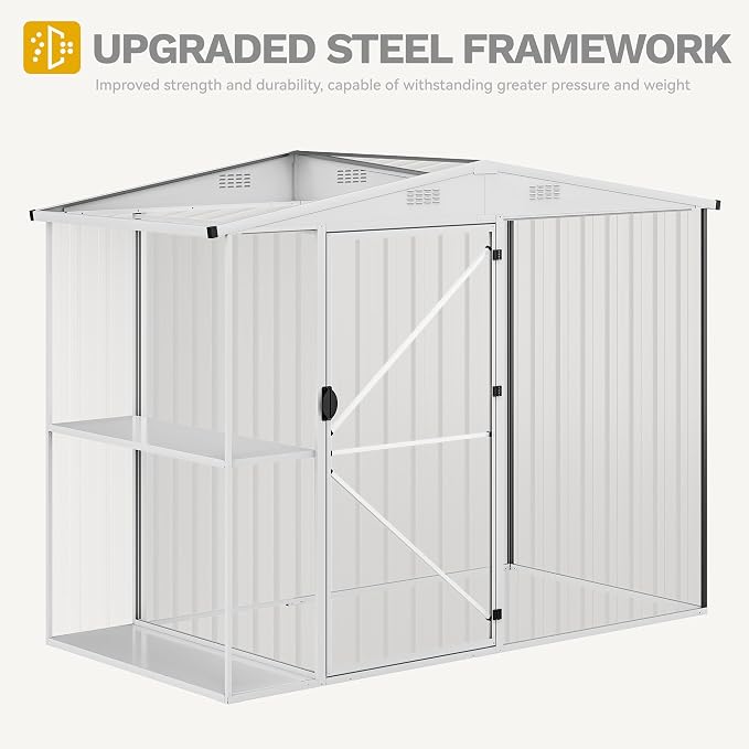 DWVO Outdoor Storage Shed 8x4FT - Image 7