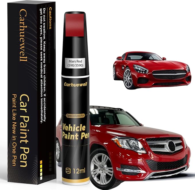 Mars Red Touch Up Paint Compatible by Carhuewell