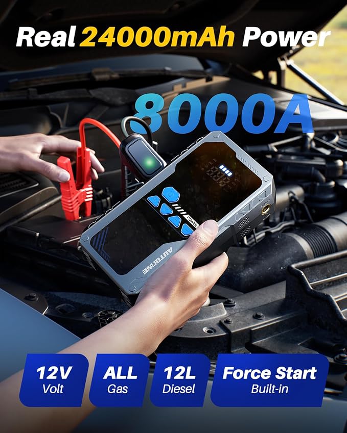 AUTOONE 8000A Jump Starter - Image 3