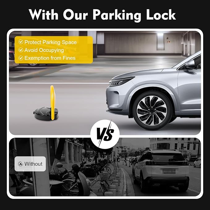65.6FT Automatic Remote Control Parking Spot Lock, Parking Spot Blocker - Image 9