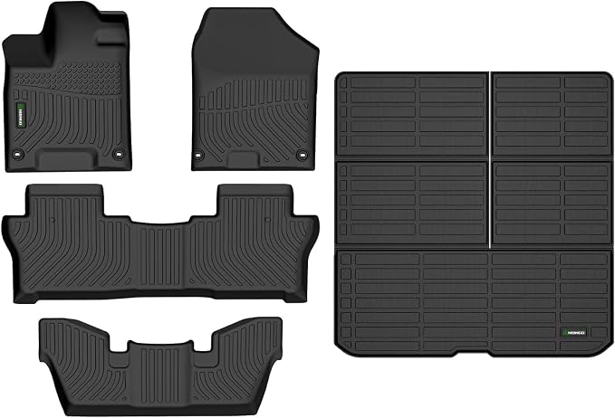 ANBINGO® Floor Mats Fit for Honda Pilot 2016-2022, Waterproof Car Mats All by ANBINGO