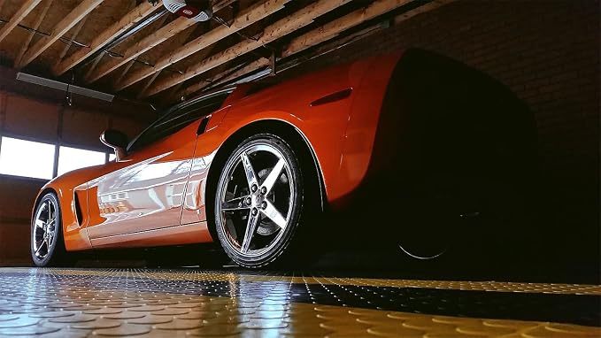 RaceDeck CIR24PURP Durable Interlocking Modular Garage Flooring Tile - Image 5
