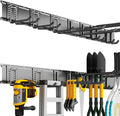 Garage Organization Tool Organizer Wall Mount, 48inch Heavy Duty Garden Tool by CRXCRC