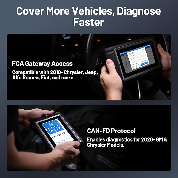 TOPDON Scanner AD800BT V2.0, Bidirectional Scan Tool, Full Systems Diagnostic - Image 9