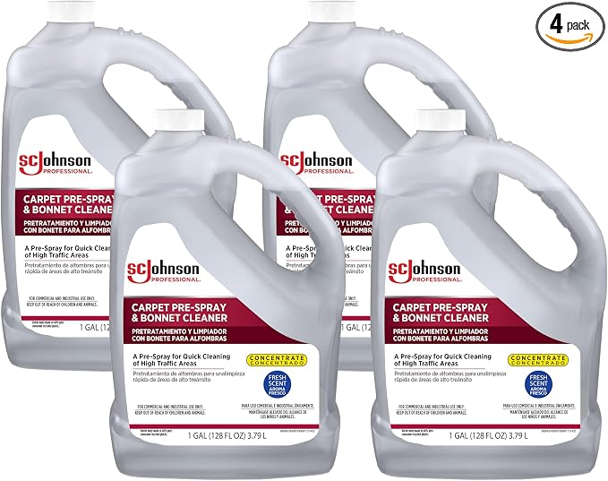 SC Johnson Professional Carpet Pre-Spray and Bonnet Cleaner, Carpet Cleaner by SCJP