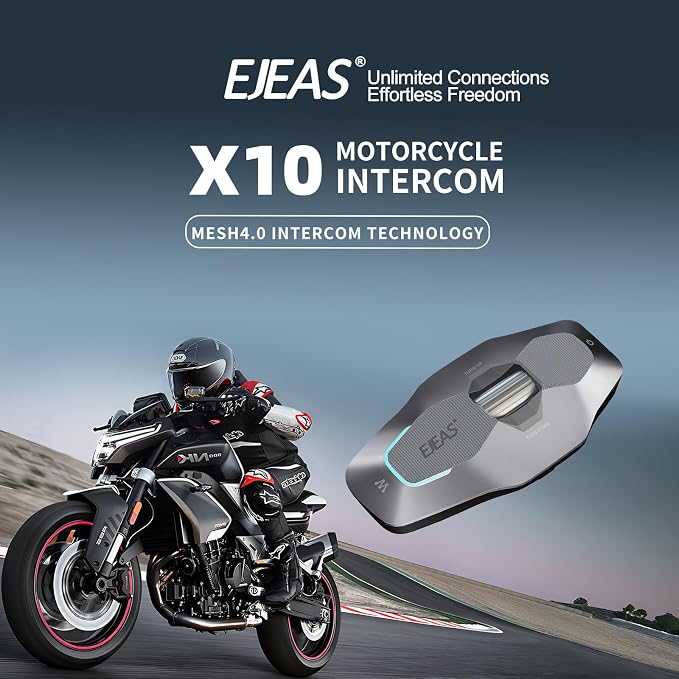 SolaMr X10 Motorcycle Helmet Bluetooth Headset Speakers Headphone, Ski Helmet - Image 2