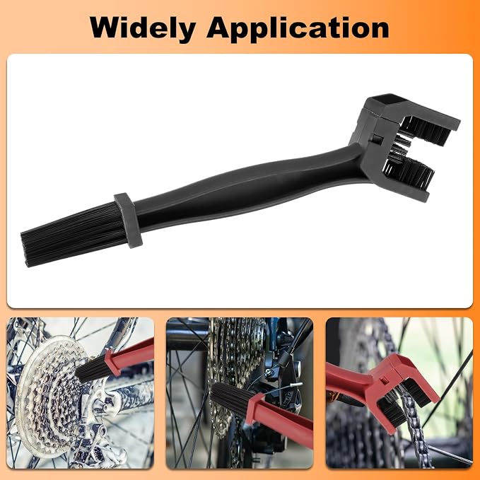 HARFINGTON Bicycle Chain Cleaning Tool Brush Motorcycle Chain Brush Crankset - Image 4
