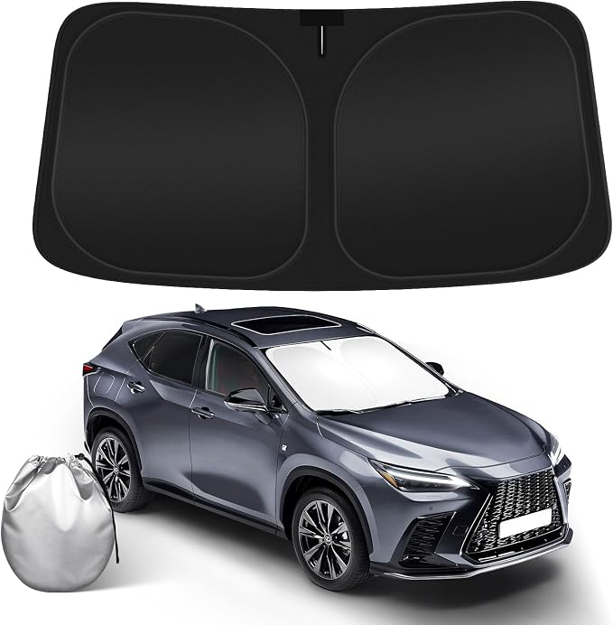 Car Windshield Sun Shade Compatible by SHINEHOME